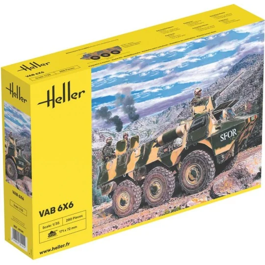 VAB 6x6 1/35 Heller Heller HEL-81141 - 1 HEL-81141-VAB 6x6 1/35 Heller - HEL-81141