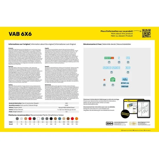 HEL-81141-VAB 6x6 1/35 Heller
