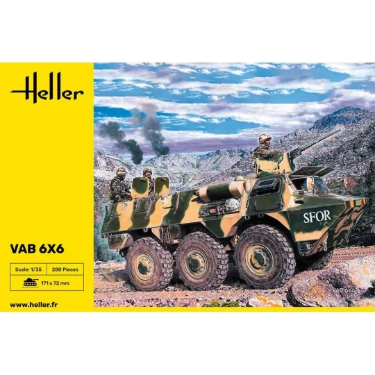 VAB 6x6 1/35 Heller Heller HEL-81141 - 3 HEL-81141-VAB 6x6 1/35 Heller - HEL-81141