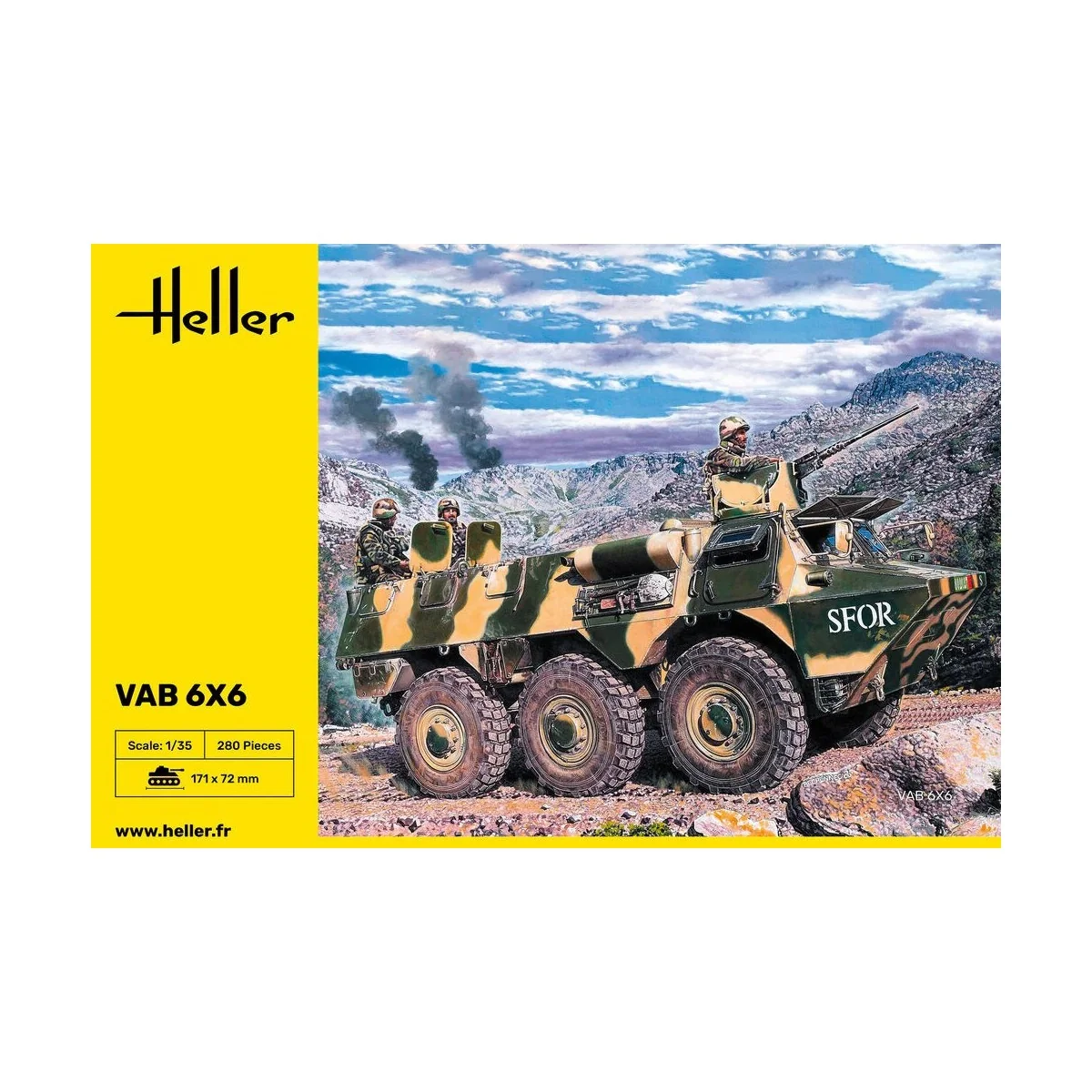 VAB 6x6 1/35 Heller Heller HEL-81141 - 3 VAB 6x6 1/35 Heller Heller HEL-81141 - 3