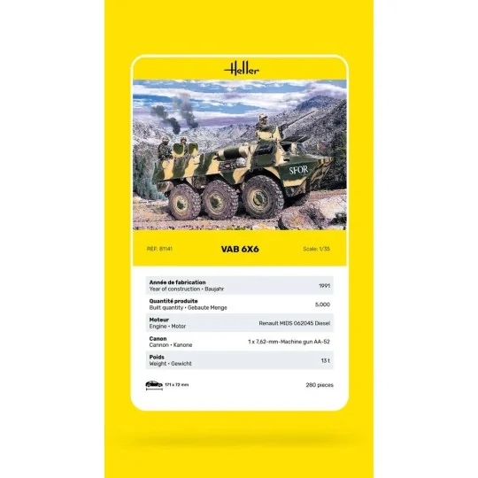 HEL-81141-VAB 6x6 1/35 Heller