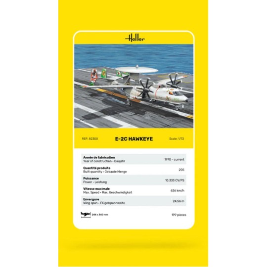 HEL-82300-E-2C Hawkeye 1/72 Heller