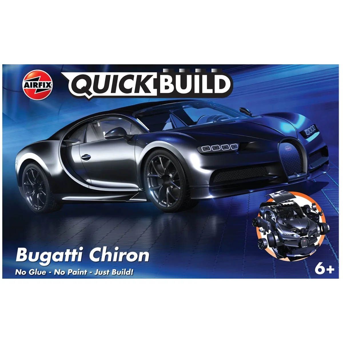 Bugatti Chiron Noire - Quick Build Airfix Airfix J6025 - 1