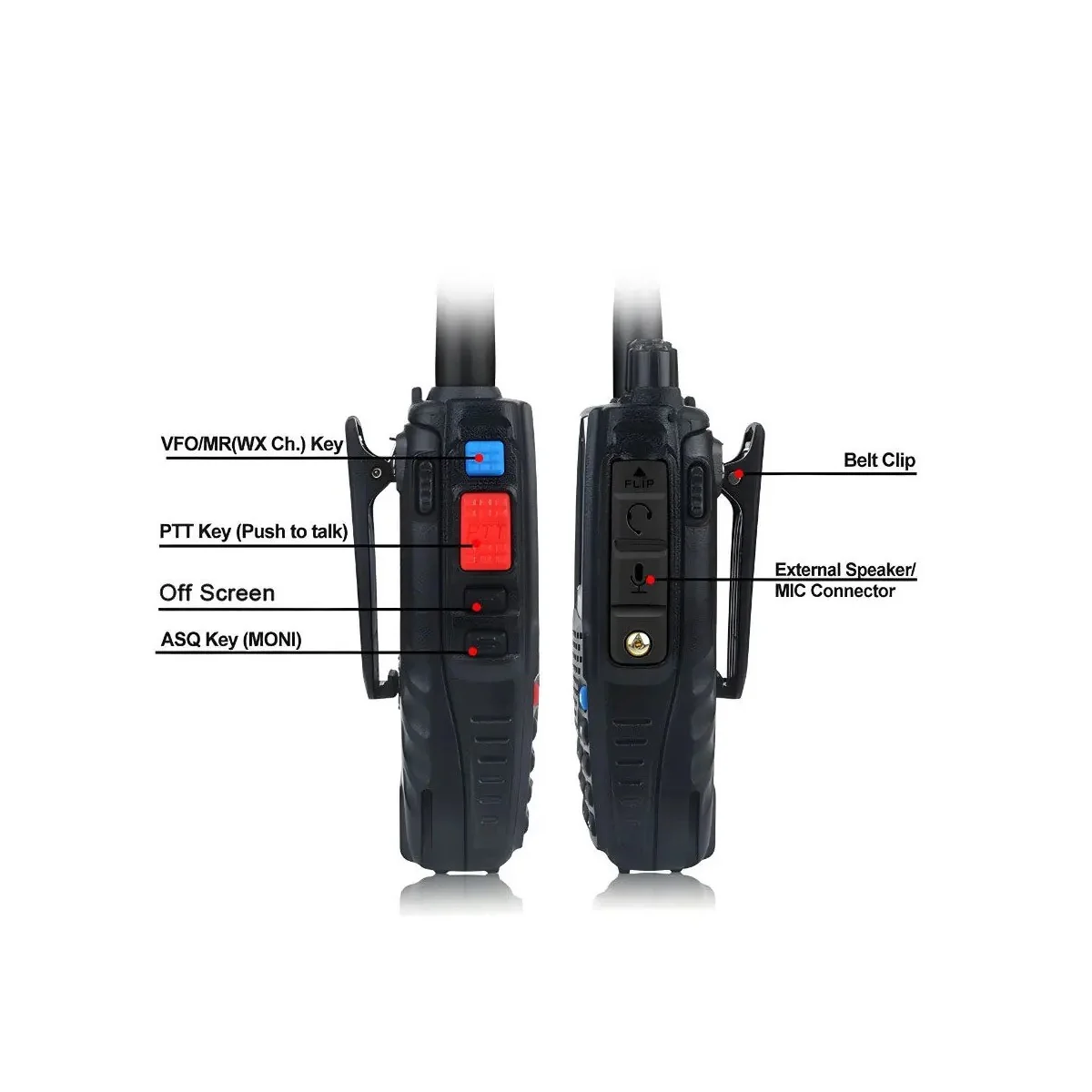 Radio VHF Aviation / ULM émission et réception 108-136 Mhz KT-A16 QYT  QYT-KT-A16 - 5