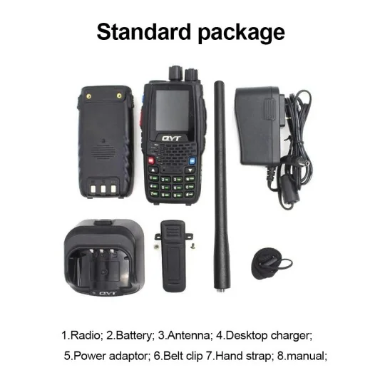 VHF Aviation / ULM radio transmission and reception 108-136 Mhz KT-A16 QYT QYT-KT-A16 - 6 QYT-KT-A16-VHF Aviation / ULM radio transmission and reception 108-136 Mhz KT-A16 QYT - QYT-KT-A16