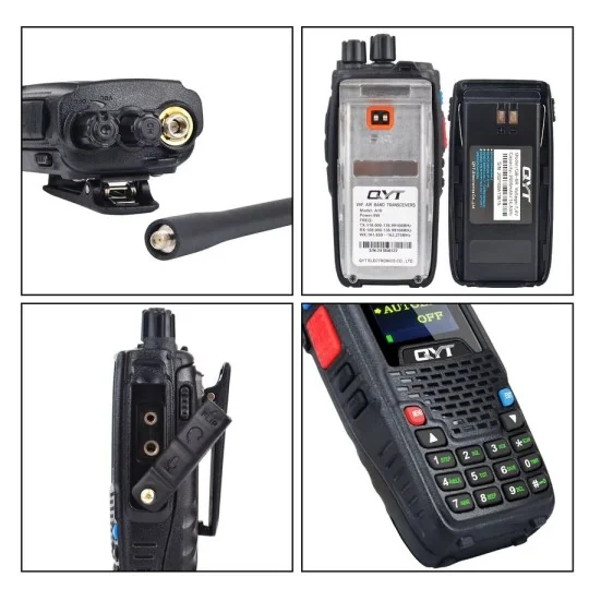 QYT-KT-A16-VHF Aviation / ULM radio transmission and reception 108-136 Mhz KT-A16 QYT - QYT-KT-A16