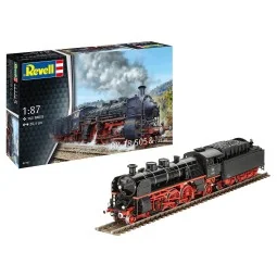 Locomotive à vapeur train express BR 18 505 avec tender 2'3' T38 1/87 Revell Revell 02167 - 1