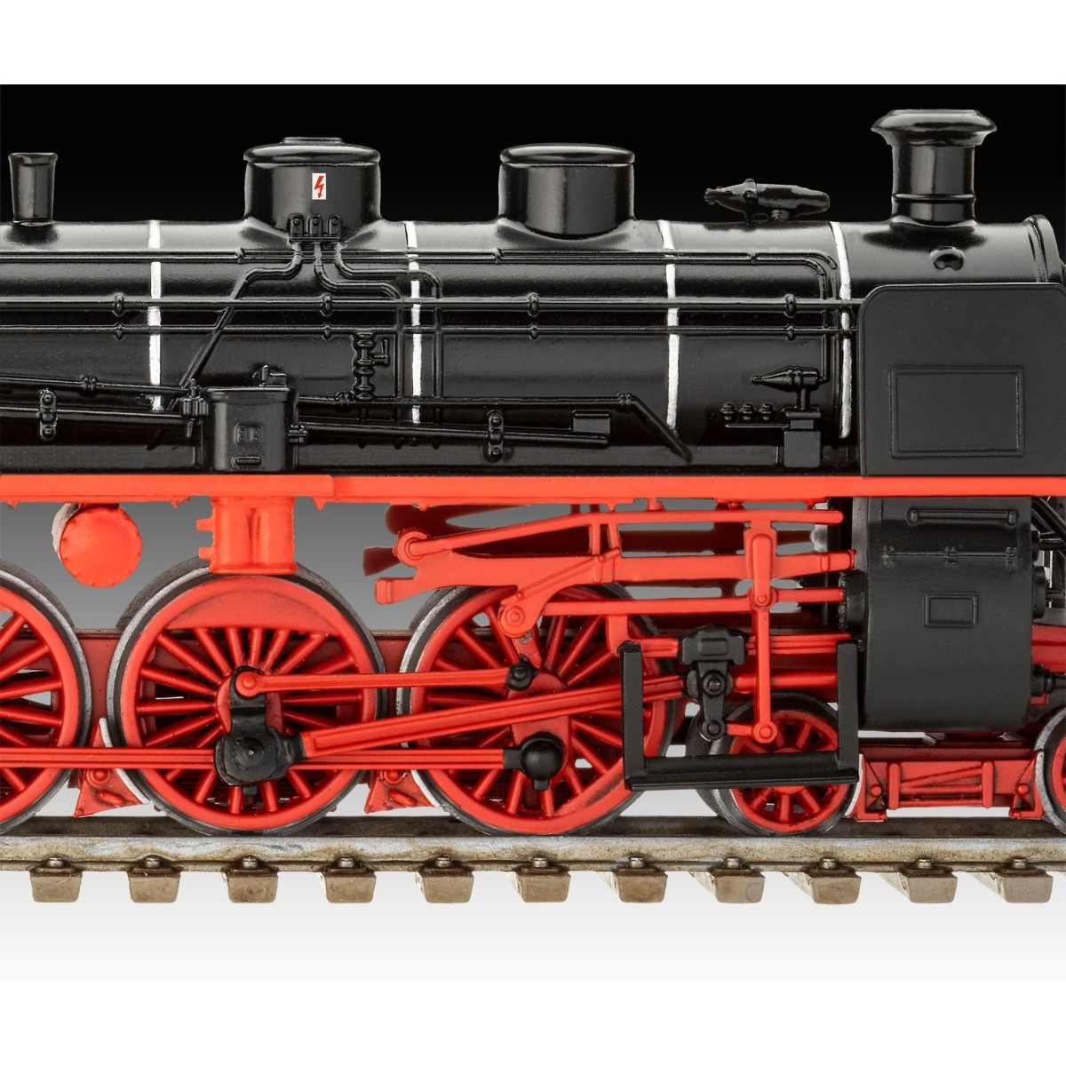 Locomotive à vapeur train express BR 18 505 avec tender 2'3' T38 1/87 Revell Revell 02167 - 4