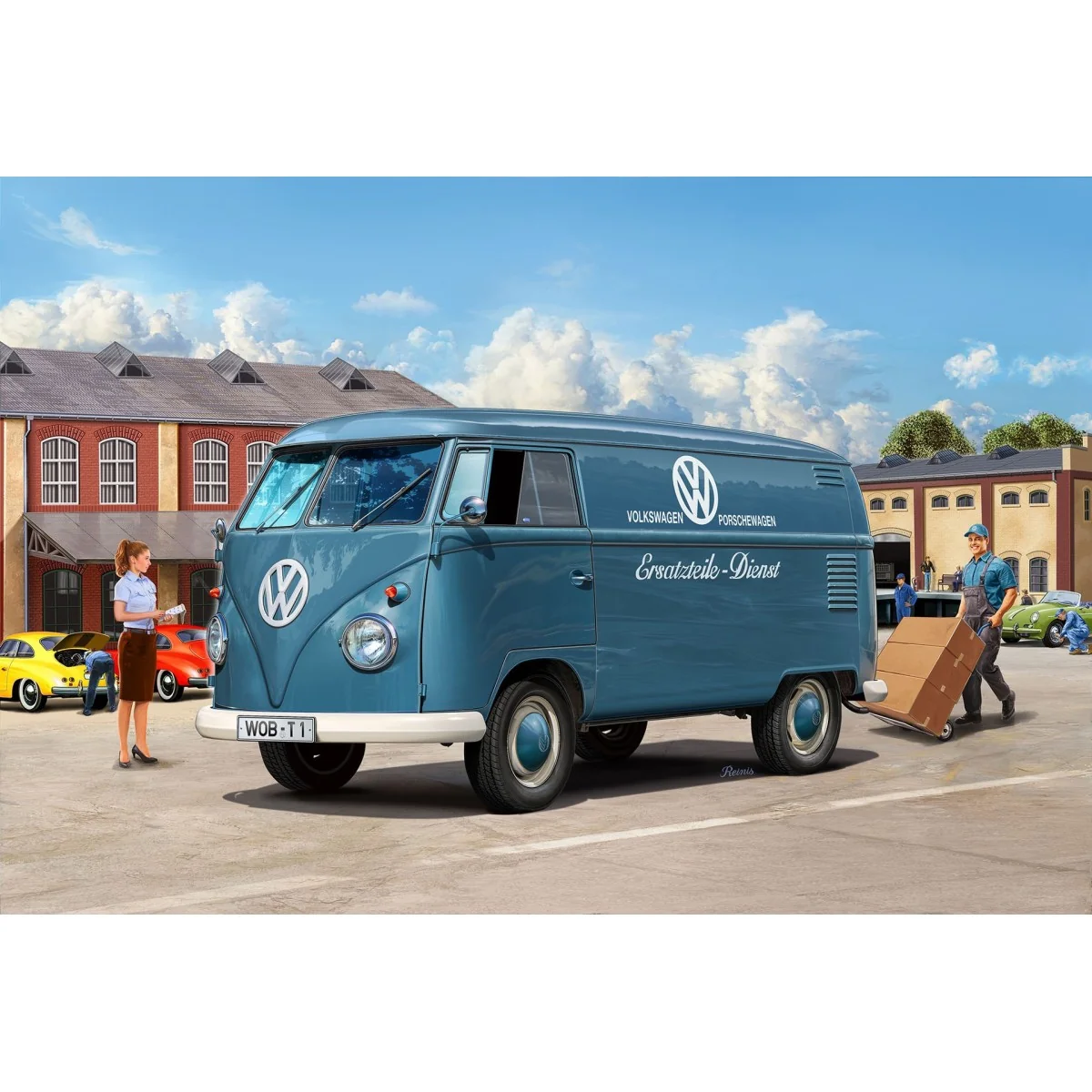 copy of Volkswagen T1 bus 1/24 + Revell paints Revell 07742 - 9 copy of Volkswagen T1 bus 1/24 + Revell paints Revell 07742 - 9