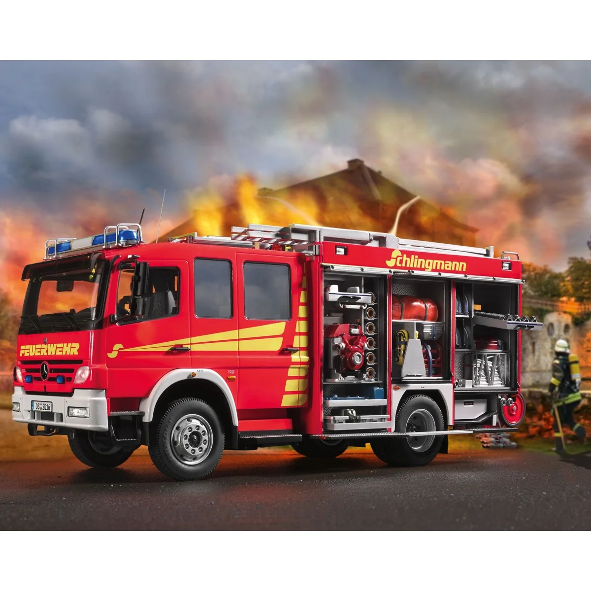 Schlingmann LF 20-16 1/24 Revell fire truck Revell 07404 - 9 Schlingmann LF 20-16 1/24 Revell fire truck Revell 07404 - 9