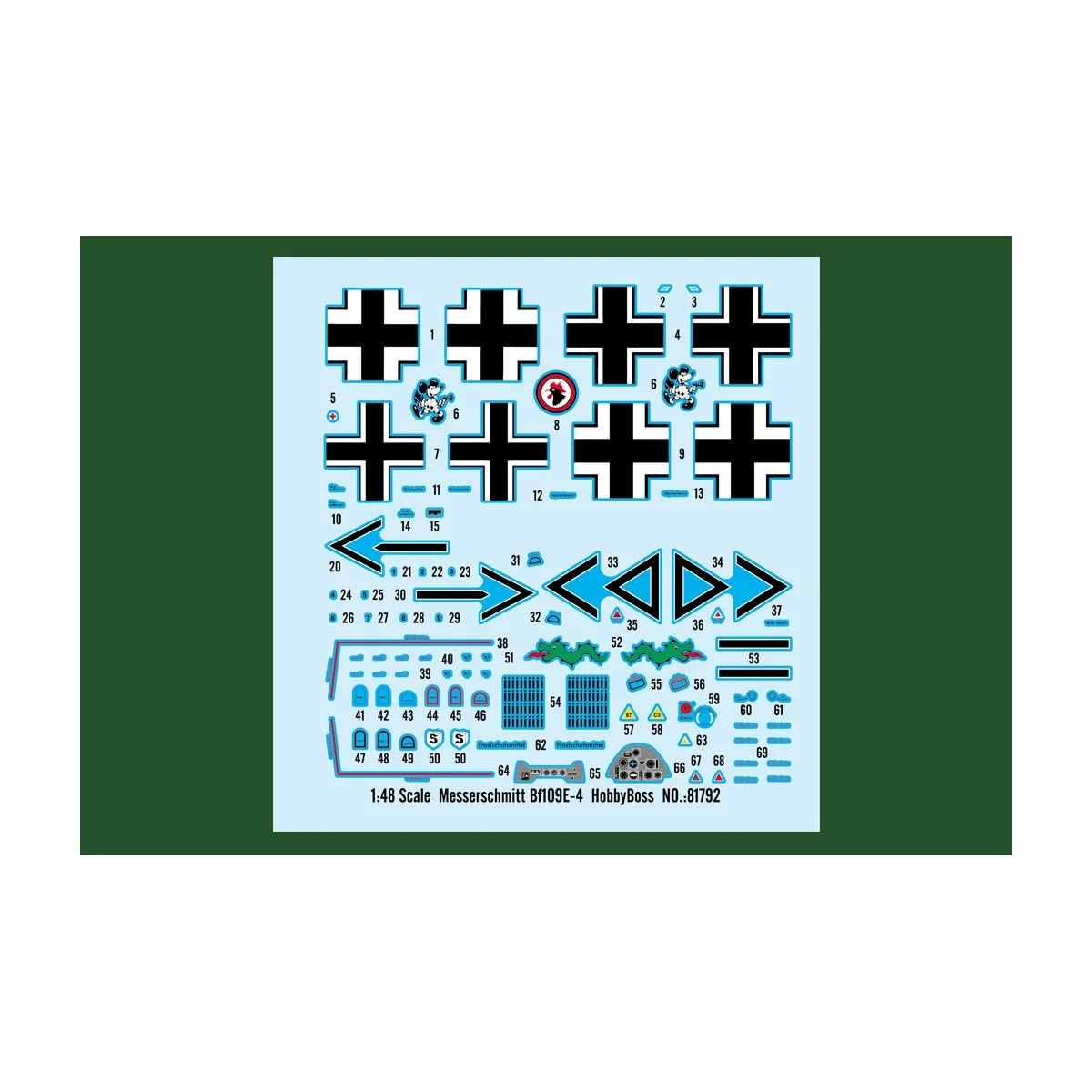 Messerschmitt Bf109E-4 1/48 Hobby Boss Hobby Boss HB81792 - 2