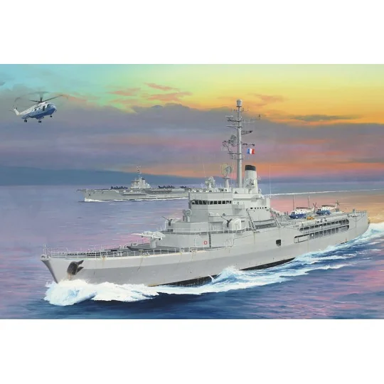 TR056356-Bateau JEANNE D'ARC Porte-hélicoptères Français 1964 1/350 Trumpeter - TR056356