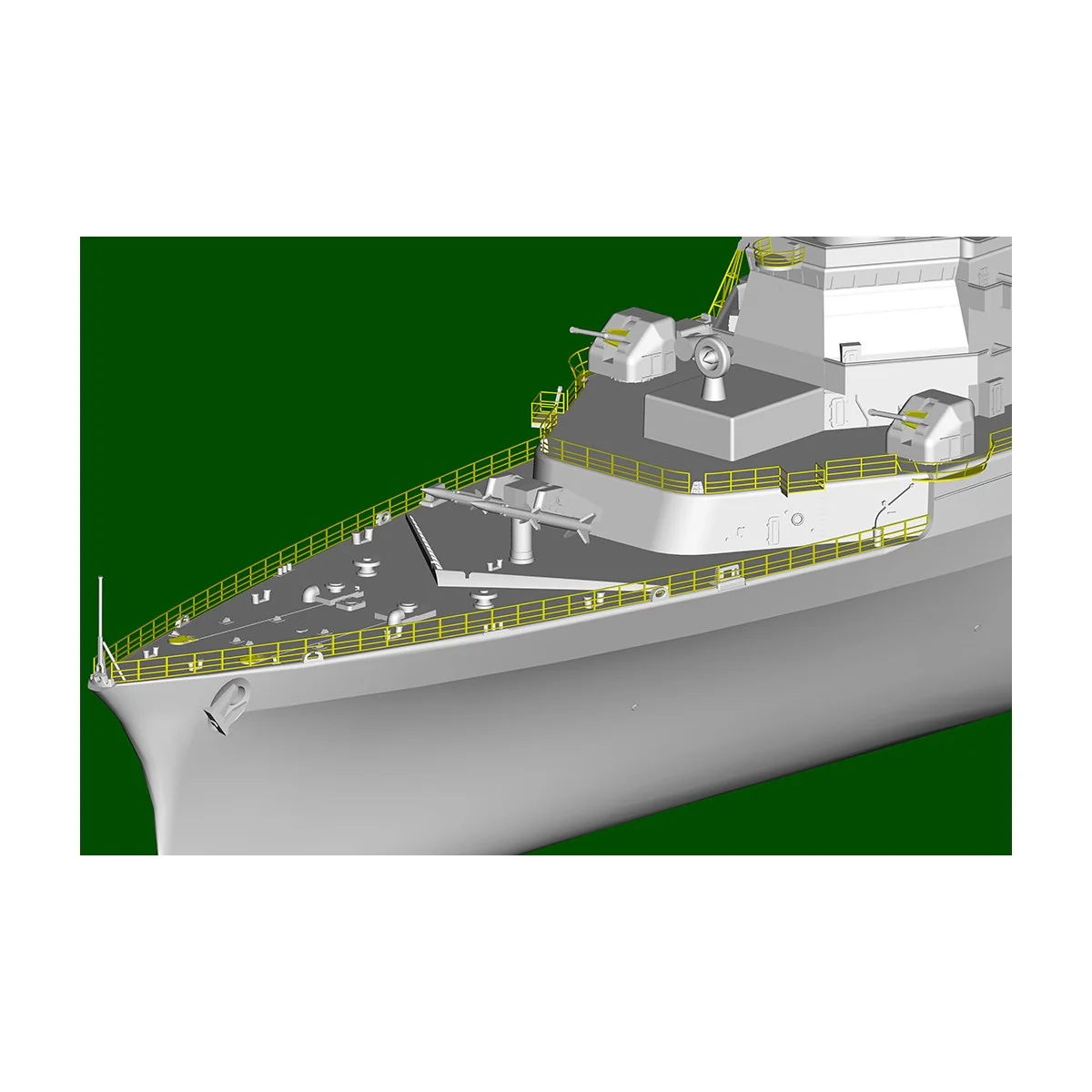 Bateau JEANNE D'ARC Porte-hélicoptères Français 1964 1/350 Trumpeter Trumpeter TR056356 - 7 Bateau JEANNE D'ARC Porte-hélicoptères Français 1964 1/350 Trumpeter Trumpeter TR056356 - 7