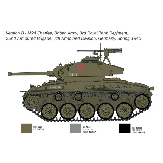 copy of Char Tiger I Normandie 1/35 Italeri Italeri I6761 - 5 I6761-Tank M24 "Chaffee" 1/35 Italeri - I6761