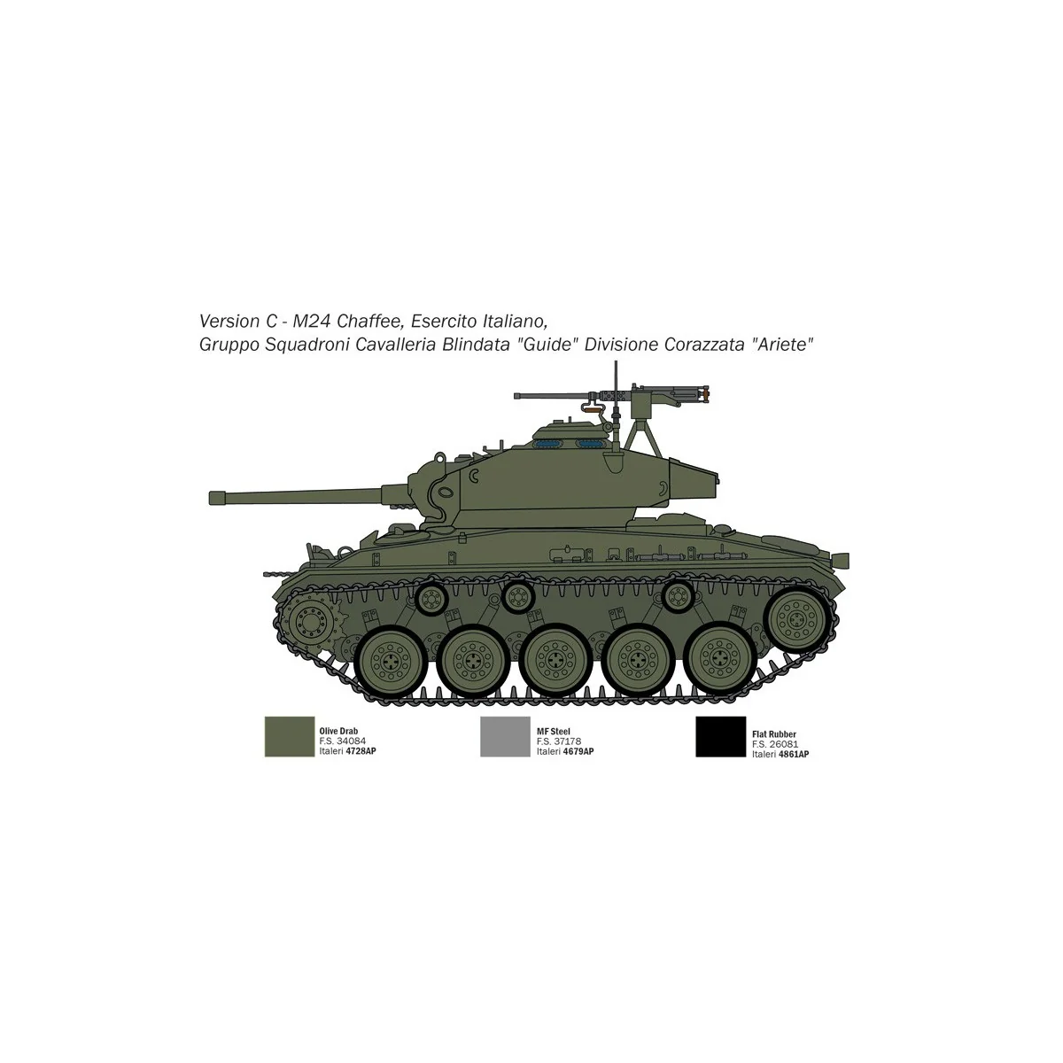 Char M24 "Chaffee" 1/35 Italeri Italeri I6761 - 6