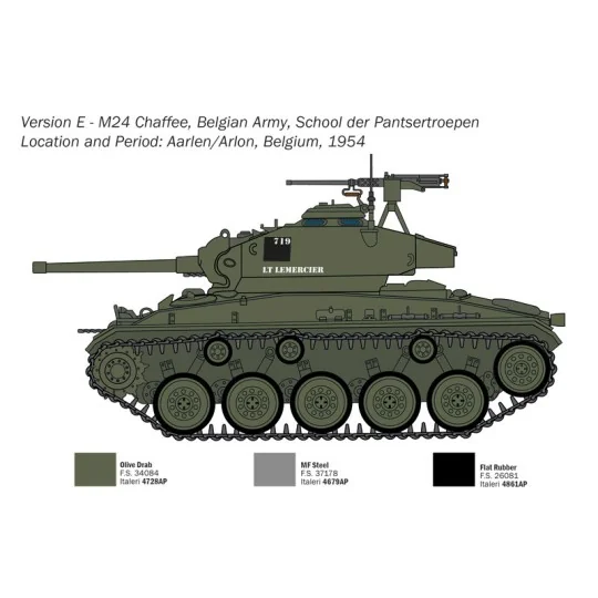 copy of Char Tiger I Normandie 1/35 Italeri Italeri I6761 - 8 I6761-Tank M24 "Chaffee" 1/35 Italeri - I6761