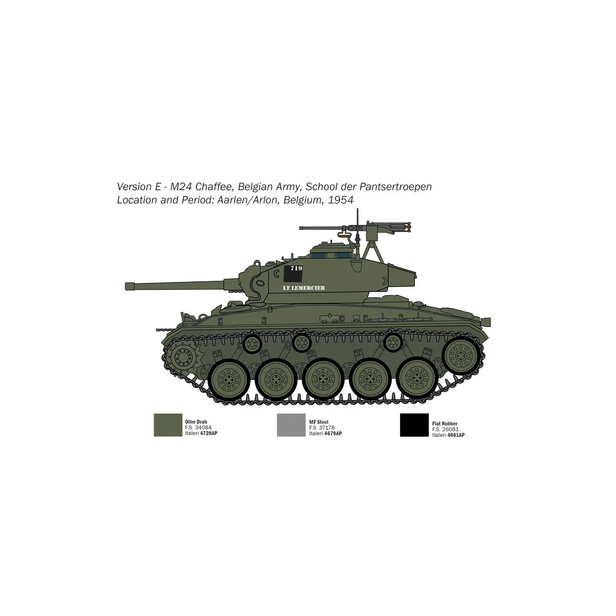 copy of Char Tiger I Normandie 1/35 Italeri Italeri I6761 - 8 copy of Char Tiger I Normandie 1/35 Italeri Italeri I6761 - 8