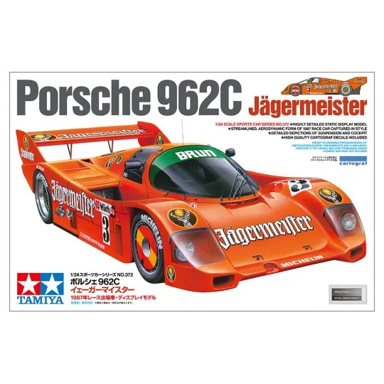 Porsche 692C Jägermeister 1/24 Tamiya Tamiya 24372 - 2 24372-Porsche 692C Jägermeister 1/24 Tamiya - 24372