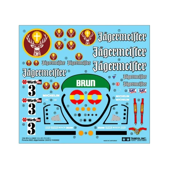 24372-Porsche 692C Jägermeister 1/24 Tamiya
