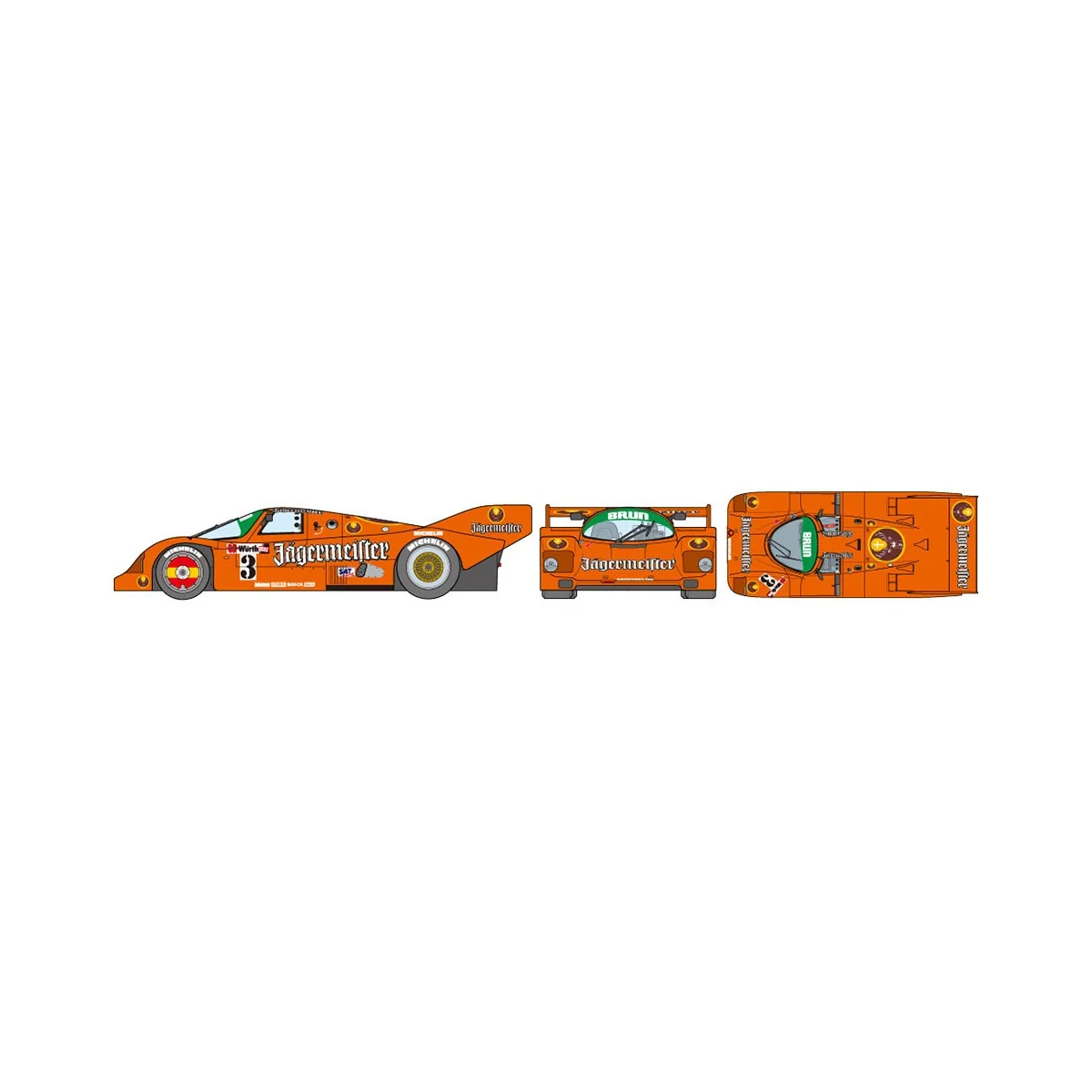 Porsche 692C Jägermeister 1/24 Tamiya Tamiya 24372 - 8 Porsche 692C Jägermeister 1/24 Tamiya Tamiya 24372 - 8