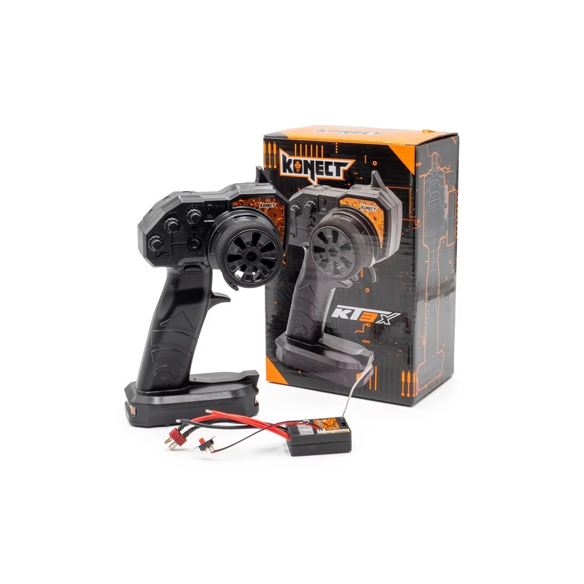 Konect KT3X 2.4Ghz Radio + KR21 Receiver/ESC (2 in 1) Konect Konect KN-KT3X-KR21 - 3