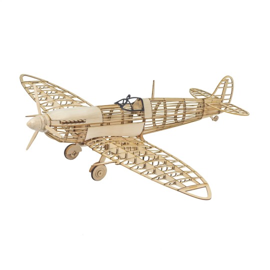 VX18-Spitfire 1/24 laser cut wood, static model DW Hobby