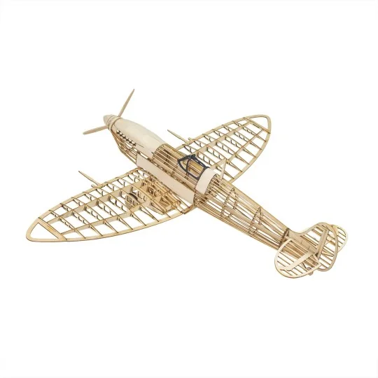 VX18-Spitfire 1/24 découpe laser bois, modèle statique DW Hobby