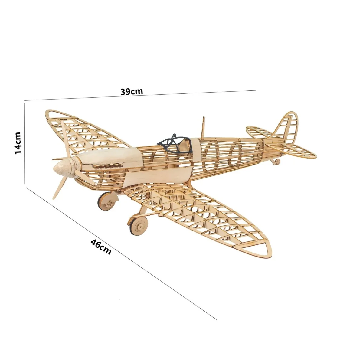 Spitfire 1/24 découpe laser bois, modèle statique DW Hobby DW Hobby - Dancing Wings Hobby VX18 - 2 Spitfire 1/24 découpe laser bois, modèle statique DW Hobby DW Hobby - Dancing Wings Hobby VX18 - 2