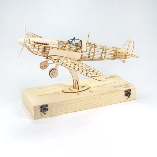 VX18-Spitfire 1/24 laser cut wood, static model DW Hobby
