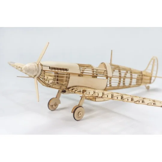 Spitfire 1/24 découpe laser bois, modèle statique DW Hobby DW Hobby - Dancing Wings Hobby VX18 - 11 VX18-Spitfire 1/24 découpe laser bois, modèle statique DW Hobby - VX18