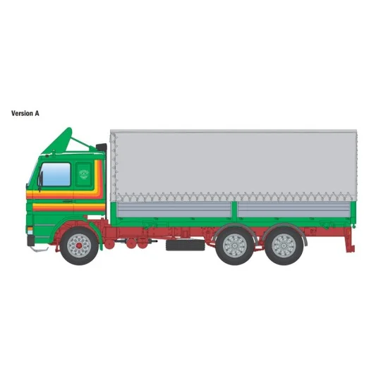 I90762-Camion Scania 142H 6x2 Bâché 1/24 Italeri - I90762