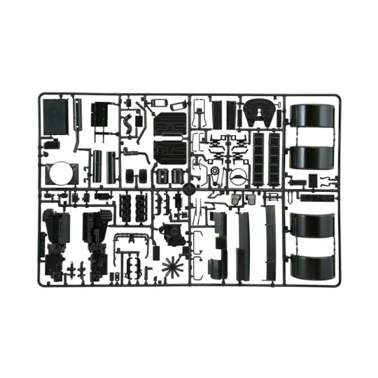 I90762-Scania 142H 6x2 Tarpaulin Truck 1/24 Italeri