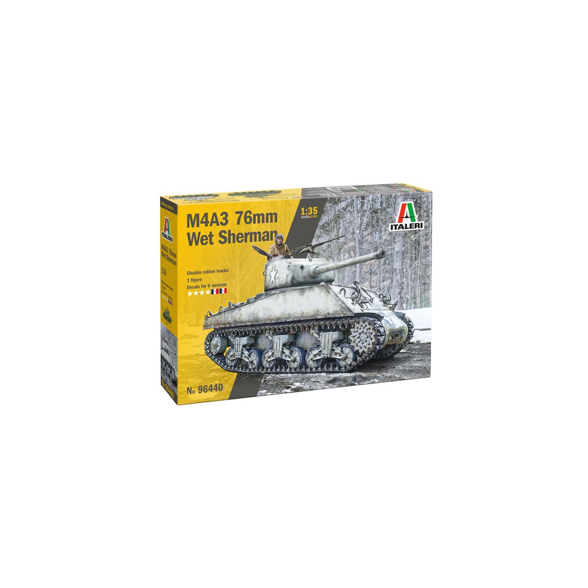 Char Sherman M4A3 Wet 1/35 Italeri Italeri I96440 - 2