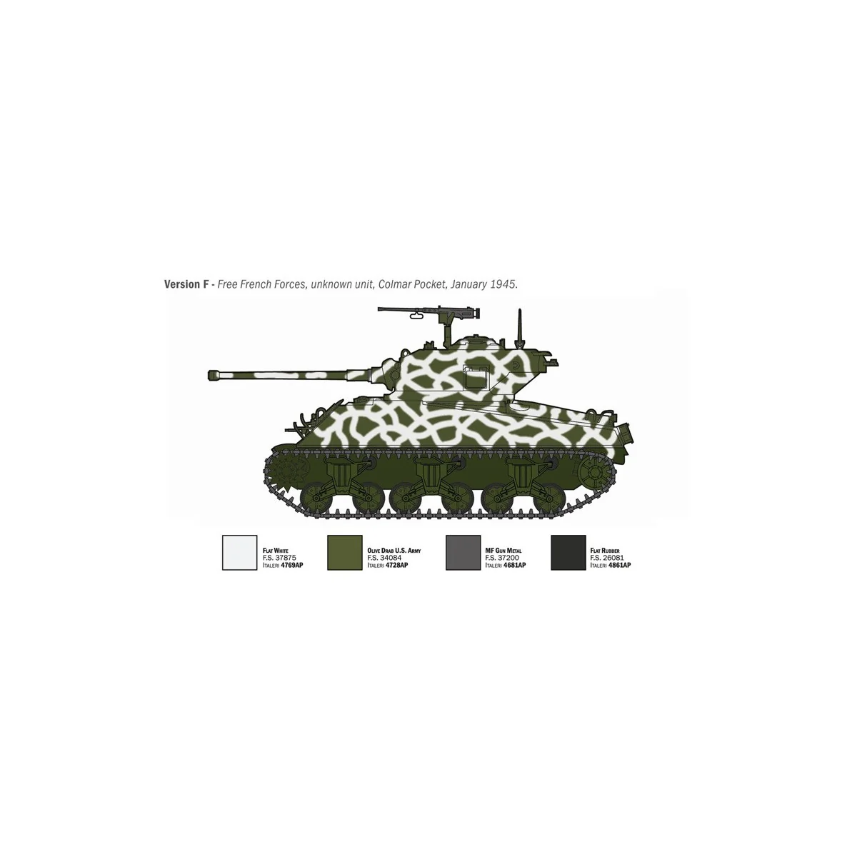 Char Sherman M4A3 Wet 1/35 Italeri Italeri I96440 - 9