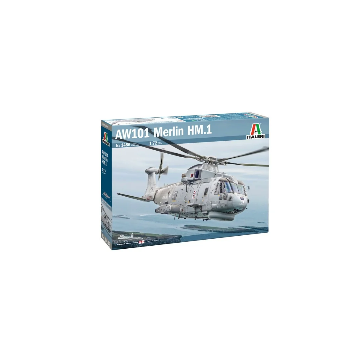 Hélicoptère AW101 Merlin HM.1 1/72 Italeri Italeri I1486 - 2