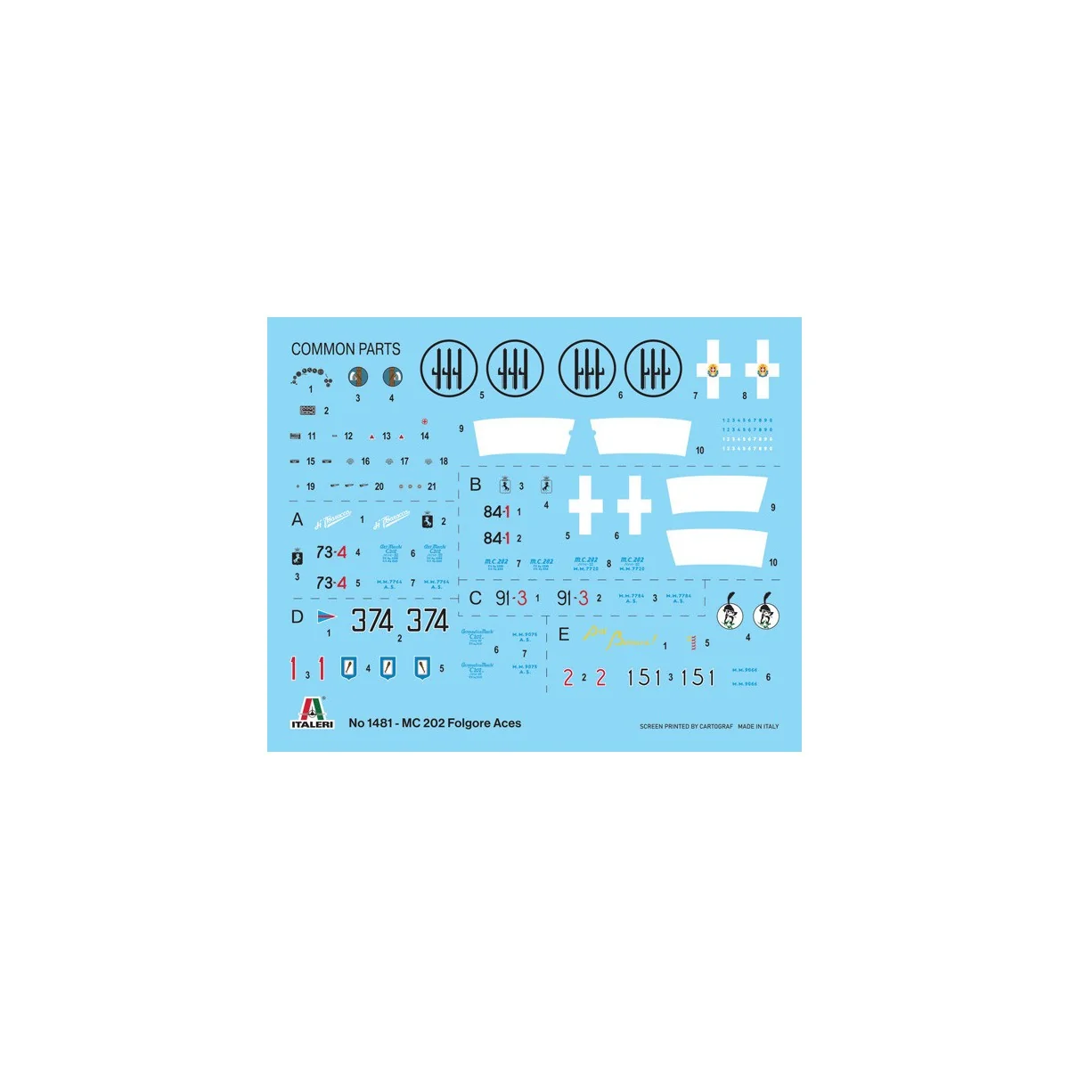 copy of Aircraft Reggiane Re.2002 "Ariete" 1/72 Italeri Italeri I1481 - 2