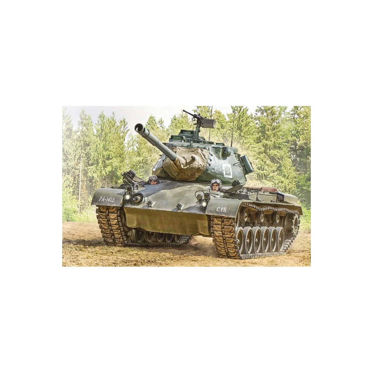 Char M47 Patton 1/35 Italeri Italeri I6763 - 1 Char M47 Patton 1/35 Italeri Italeri I6763 - 1