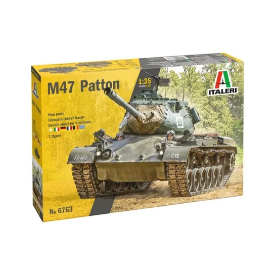 Char M47 Patton 1/35 Italeri Italeri I6763 - 2 I6763-Char M47 Patton 1/35 Italeri - I6763