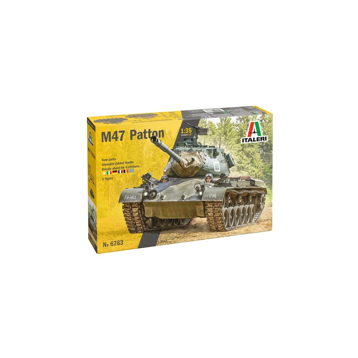 Char M47 Patton 1/35 Italeri Italeri I6763 - 2 Char M47 Patton 1/35 Italeri Italeri I6763 - 2