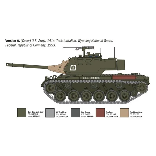 I6763-M47 Patton Tank 1/35 Italeri