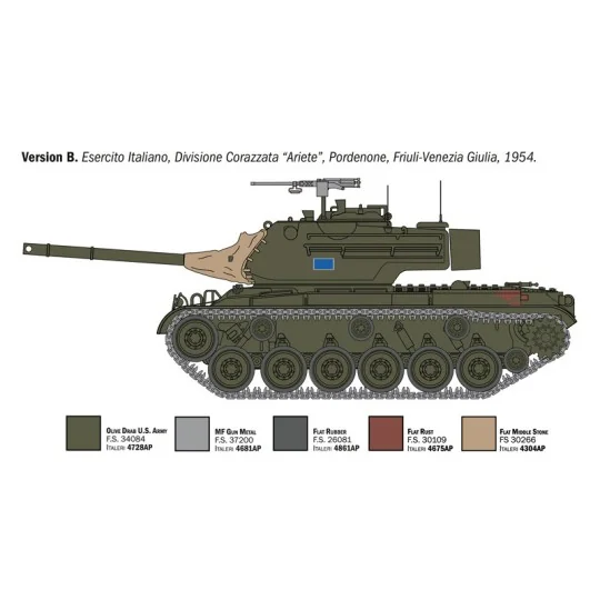 Char M47 Patton 1/35 Italeri Italeri I6763 - 5 I6763-Char M47 Patton 1/35 Italeri - I6763