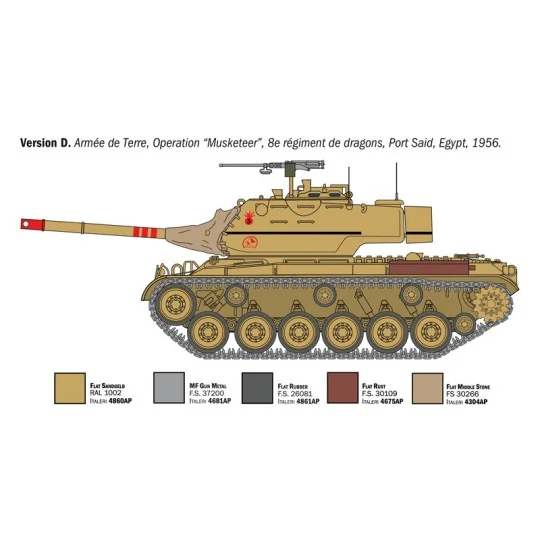 Char M47 Patton 1/35 Italeri Italeri I6763 - 7 I6763-Char M47 Patton 1/35 Italeri - I6763