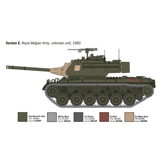 Char M47 Patton 1/35 Italeri Italeri I6763 - 8 I6763-Char M47 Patton 1/35 Italeri - I6763