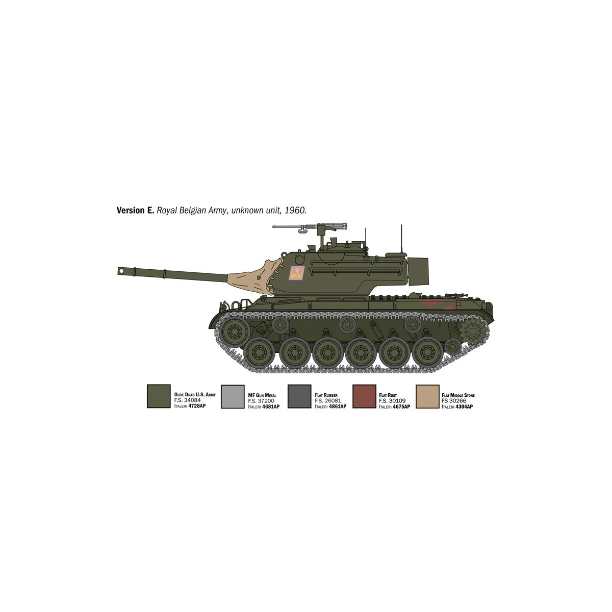 Char M47 Patton 1/35 Italeri Italeri I6763 - 8 Char M47 Patton 1/35 Italeri Italeri I6763 - 8