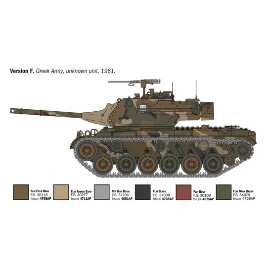 Char M47 Patton 1/35 Italeri Italeri I6763 - 9 I6763-Char M47 Patton 1/35 Italeri - I6763