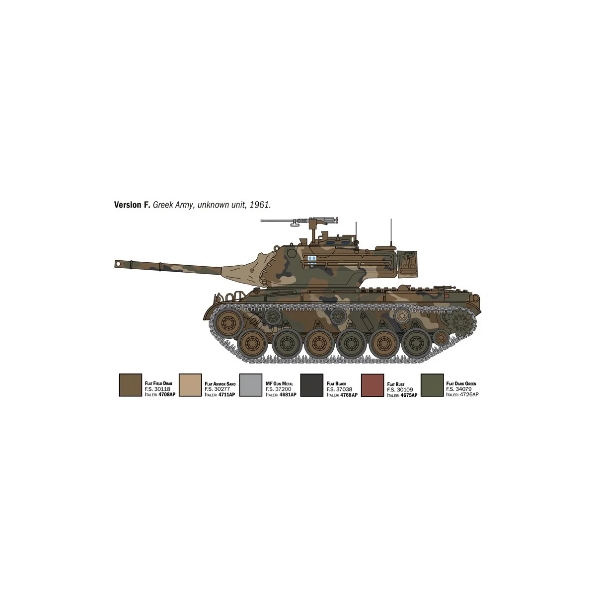 M47 Patton Tank 1/35 Italeri Italeri I6763 - 9