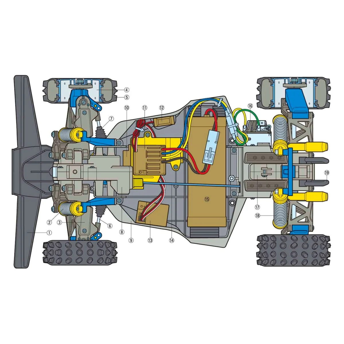 copy of Fighting Buggy 2014 Kit Tamiya 47304 Tamiya 47330 - 4