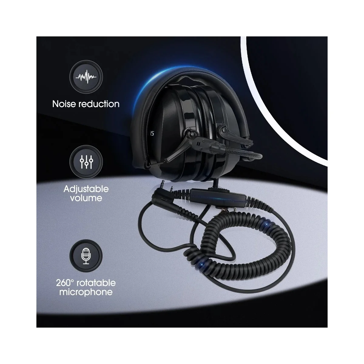 Retevis headset for KT-A16 QYT radio  QYT-RETEVIS - 2