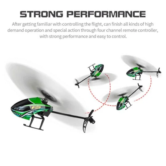 KT-F03-Hélicoptère F03 4CH classe 160 avec stabilisateur de vol RTF Mode 2 Kootai - KT-F03