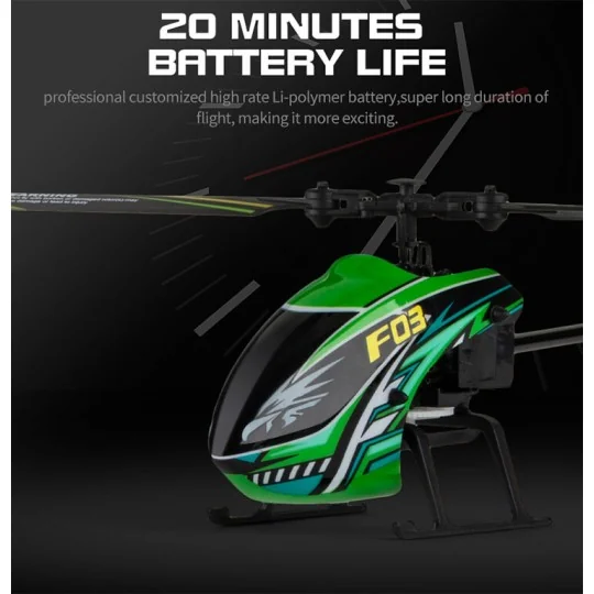 F03 4CH Class 160 Helicopter with Kootai RTF Mode 2 Flight Stabilizer Volantex KT-F03 - 6 KT-F03-F03 4CH Class 160 Helicopter with Kootai RTF Mode 2 Flight Stabilizer - KT-F03